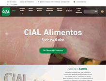 Tablet Screenshot of cialalimentos.cl